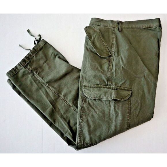 ASOS Design 103579554 Women's Sz 12 Khaki Low Rise Utility Combat Cargo Pants - Picture 9 of 11